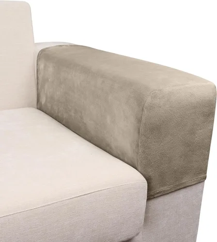 Vista 26 de Funda para Sofá de Terciopelo Elástico Funda de Cojín de Sofá 1 Pieza - Funda Elástica Lavable para Asiento o Respaldo, Fundas de Asiento para Sofás