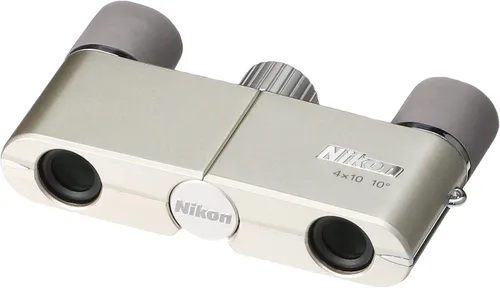 Vista 6 de Nikon Binoculares Yu 4X10D CF Champaign Oro
