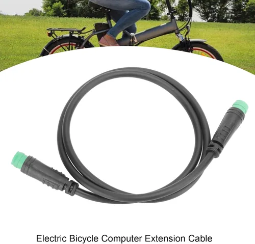 Vista 6 de Alomejor Cable de extensión de exhibición de bicicleta eléctrica impermeable para computadora de bicicleta eléctrica 5Pin Cable de extensión