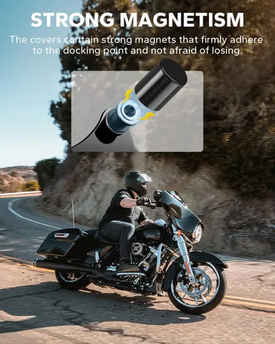 Vista 3 de Kit de cubiertas de hardware de acoplamiento negro Amazicha Compatible con Harley Davidson Touring Street Glide, Electra Glide, Road Glide, Road