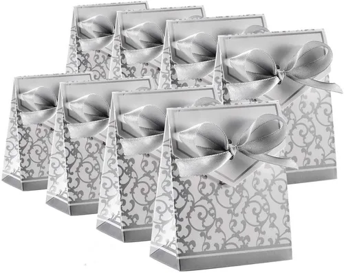 Vista 4 de KUPOO 50 cajas pequeñas de regalo de mariposa amarilla, caja de dulces para baby shower, cajas de regalo de mariposa pequeñas, regalos de fiesta