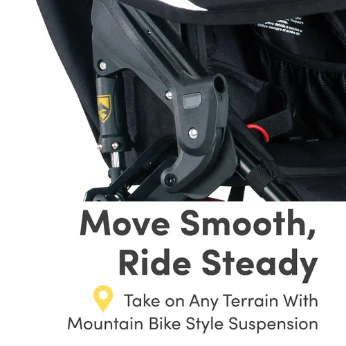 Vista 8 de BOB Gear Revolution Flex 3.0 - Cochecito para correr, color negro grafito Versatile Jogger Stroller; All Terrain Stroller With Mountain-Bike