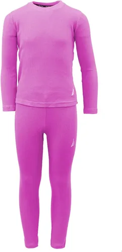 Vista 2 de Nautica Conjunto de ropa interior térmica de 2 piezas de camisa y pantalones para niña