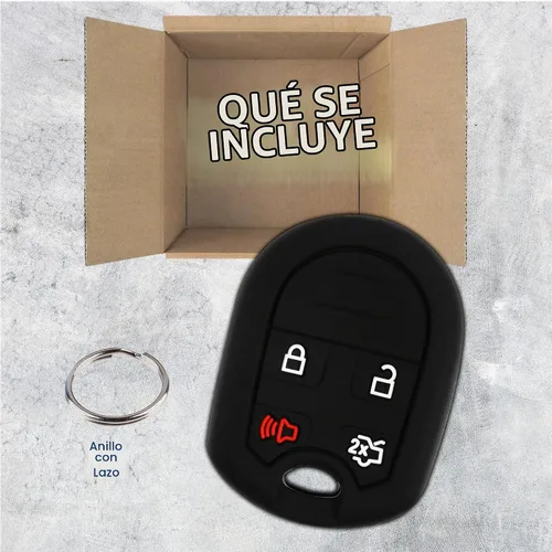 Vista 3 de KeylessOption Funda de Llave de Reemplazo para Ford Edge Escape Explorer Flex Focus Fusion Mustang Taurus 2007 2008 2009 2010 2011 2012 2013 2014
