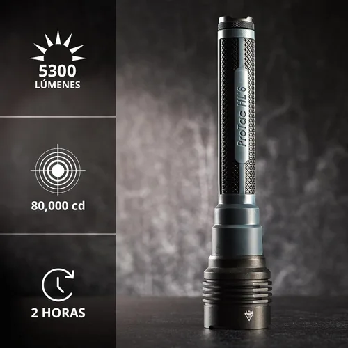 Vista 2 de Streamlight 88132 ProTac HL 6 - Linterna de 5,300 lúmenes, color negro