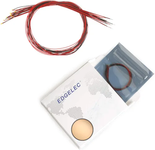 Vista 7 de 20pcs 0402 0603 0805 1206 pre cableado SMD LED diodo emisor de luz micro litz longitud 7.8 pulgadas soldado blanco rojo verde amarillo azul naranja