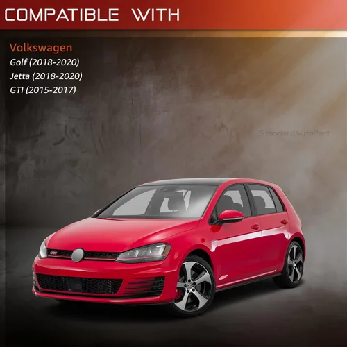 Vista 5 de StandardAutoPart Funda de silicona para llave inteligente con control remoto de proximidad de 4 botones, compatible con Volkswagen Golf Jetta GTI
