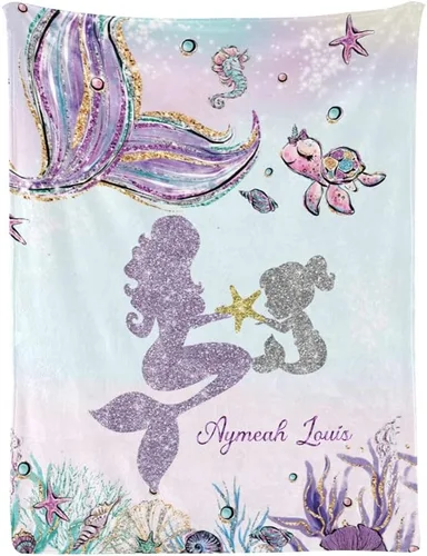 Vista 9 de Manta de bebé personalizada de príncipe elefante, manta personalizada para guardería, 30 x 40 pulgadas, para bebé, niño y niña, con nombre para baby