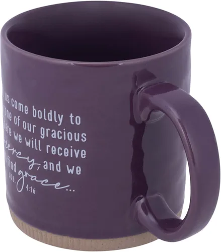 Vista 4 de Lighthouse Christian Products Pray Boldly Powerful Words - Taza de cerámica de 16 onzas