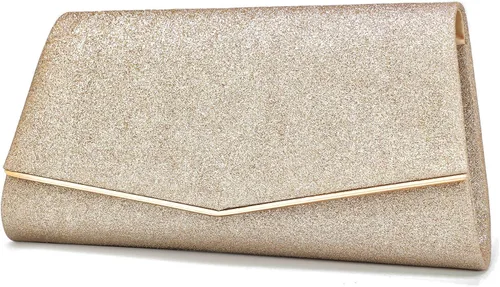 Vista 7 de Bolsos de mano brillantes para mujer, bolso de noche para mujer, bolso de mano para mujer, bolso de mano para fiesta, graduación, boda