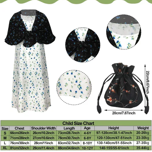 Vista 3 de Yingzhao 20 piezas de disfraz de anciana de Halloween para abuela, peluca de abuelita, vestido de tatuajes antiarrugas con rodillos, gafas de caña