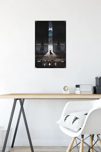 Vista 6 de Trends International Star Wars: Visions Temporada 2 - Póster de pared Screecher's Reach, 14.725 x 22.375 pulgadas, paquete de póster premium y pin