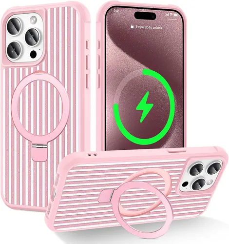 Vista 56 de CHAOFEnG Funda compatible con iPhone 11 Pro Max con soporte, color negro Fundas delgadas de grado militar para iPhone 11 Pro Max con soporte