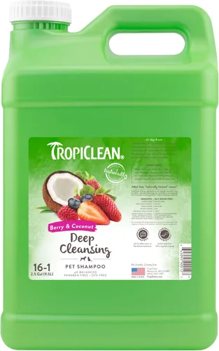 Vista 18 de TropiClean Champú Desodorante para Perros con Olor, Champú Profesional para Perros, Poderoso Control del Olor, Seguro para Cachorros, Aroma a Aloe