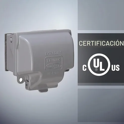 Vista 5 de TayMac MX3300 RaynGuard - Cubierta de metal resistente a la intemperie para uso, 1 banda, extra duty, color gris