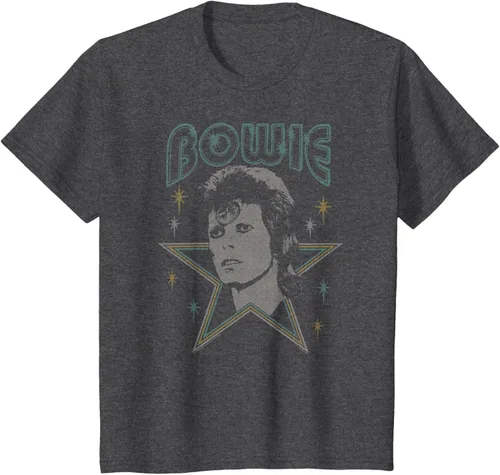 Vista 19 de David Bowie - Camiseta azul Ziggy Stardust, Negro, S