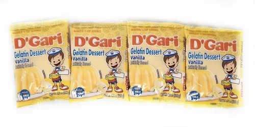 Vista 9 de Paquete de 4 paquetes de postre de gelatina D'Gari de 4.2 onzas, sabor artificial (4.2 onzas, coco)