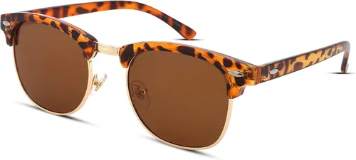 Vista 24 de Pro Acme Gafas de sol polarizadas semi sin montura con protección UV 400 para mujeres y hombres