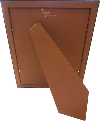 Vista 4 de Marco de madera marrón Tizo de 8 x 10 pulgadas, fabricado en Italia