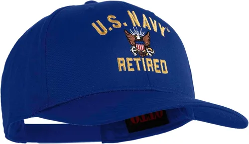 Vista 15 de e4Hats.com Gorra bordada militar retirada de la Marina de los EE