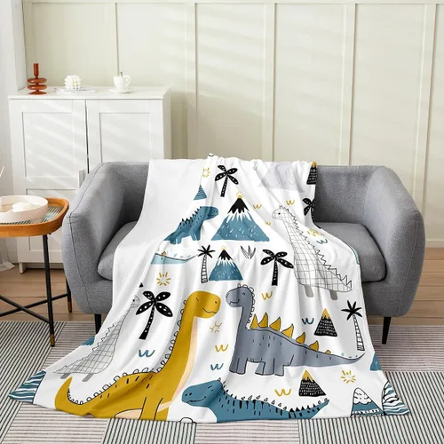 Vista 27 de Erosebridal Manta de hojas para niños, niñas y hombres, manta de forro polar colorida, manta de cama de hojas de mandala bohemio, 30 x 40 pulgadas