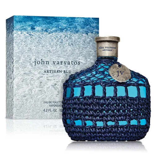 Vista 7 de John Varvatos Colonia para hombre, Artisan Blu Eau de Toilette EDT Spray, aroma Fougere de agua marina con notas de albahaca, pino y geranio