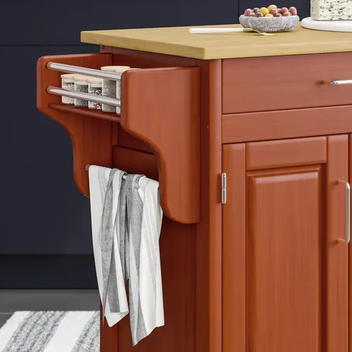 Vista 6 de Carrito gabinete de cocina, de Home Styles Create-a-Cart, Madera Noble, Roble cottage