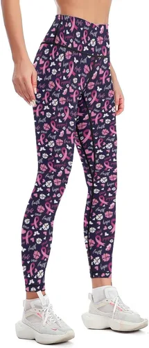 Vista 3 de Pantalones de yoga de cintura alta para mujer, elásticos en 4 direcciones, suaves, para correr, entrenamiento, pantalones deportivos de yoga