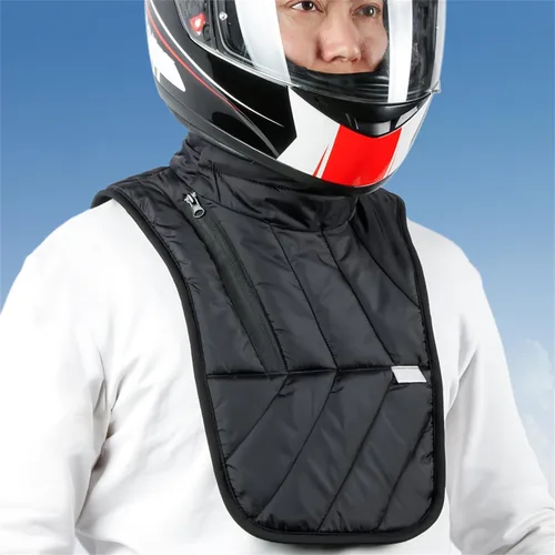 Vista 4 de SXLINGDO Bufanda de cuello de invierno para motocicleta, para hombre, protector contra el viento, protector de pecho, calentador de cuello