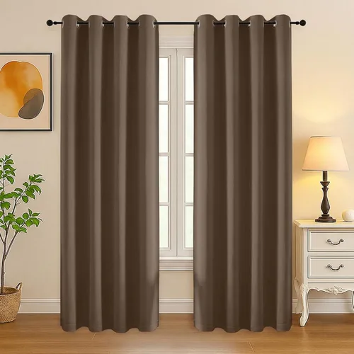 Vista 75 de Simplebrand Juego de 2 paneles de cenefa aguamarina para ventana de cocina de 14 pulgadas de largo, cortinas de oscurecimiento de habitación
