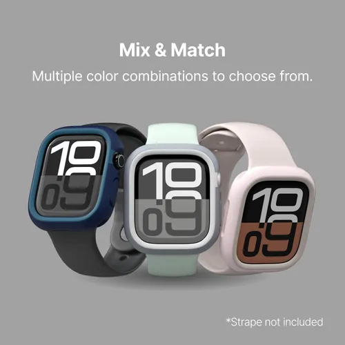 Vista 5 de RhinoShield Funda protectora para Apple Watch SE y Series 6/5/4 de 1.575 in Rosa rubor