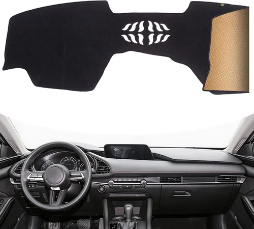 Vista 8 de Cubierta de salpicadero Compatible con Volkswagen Beetle 1998 1999 2000 2001 2002 2003 2004 2005 2006-2010 Antirreflejos, Protección Solar, A
