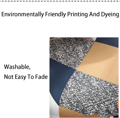 Vista 2 de LINGXIYA Funda de asiento elástica dividida, fundas para silla de computadora de oficina, funda de silla giratoria impresa, fundas protectoras B