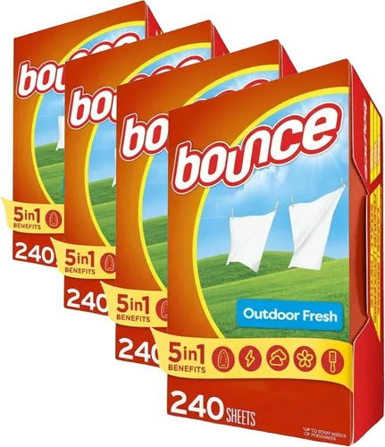 Vista 9 de Bounce - Hojas suavizantes de ropa con aroma fresco al aire libre, 240