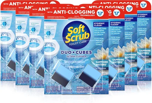 Vista 9 de Limpiador para inodoros Soft Scrub en tanque, duo-cubos 2 unidades, fresco alpino (paquete de 7)