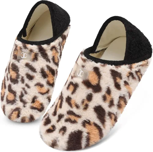 Vista 26 de Scurtain - Zapatillas de casa para mujer y hombre, zapatos de casa, calcetines cómodos, zapatos ligeros unisex para adultos descalzos