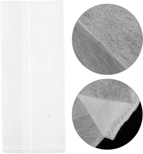 Vista 9 de 200Pcs Non-Woven Nursery Grow Bags, White Seedling Planting Pouches
