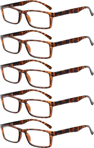 Vista 9 de Eyekepper Lentes con filtro de luz azul que bloquean el deslumbramiento digital para mujeres y hombres, pantalla de computadora de lectura, tortuga
