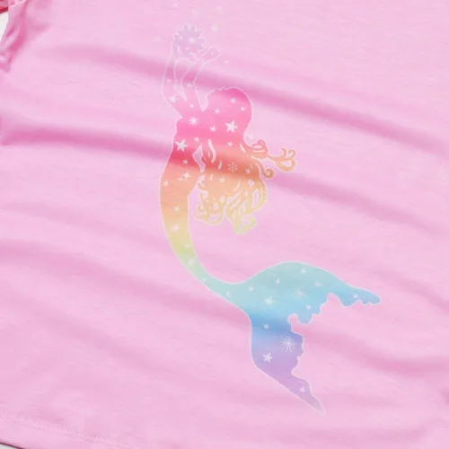 Vista 16 de QPANCY Conjunto de pijamas a juego para niñas y muñecas, pijamas de manga larga para otoño e invierno