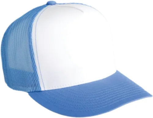 Vista 92 de Flexfit - Gorra ajustable de malla elástica en dos tonos Negro
