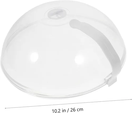 Vista 2 de Cabilock Cubierta para placa de microondas, cubierta para salpicaduras de microondas, cubierta de alimentos, tapa protectora de salpicaduras