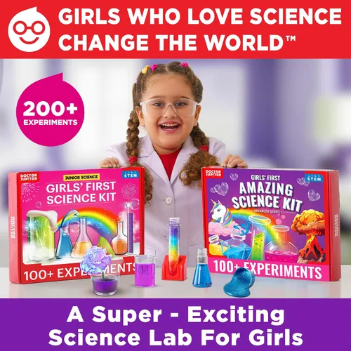 Vista 2 de Doctor Jupiter Set de Regalo Científico Primero para Niñas de 4+ Set de Kit Científico Primero para Niñas y Kit Científico Increíble Ideas