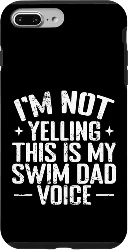 Vista 12 de Swim Dad Voice Funny Sports Parent Case for iPhone 16