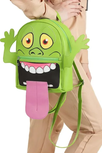 Vista 5 de Fun Costumes Ghostbusters Ecto-1 - Bolso bandolera con correa ajustable para mujer, cartera