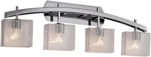 Vista 2 de Justice Design Group Lighting FSN-8594-55-SEED-MBLK Archway - Barra de baño, color negro mate