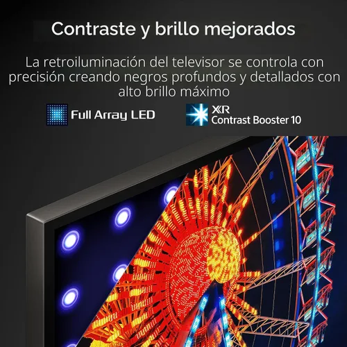 Vista 3 de Sony Serie X90L de TV 4K Ultra HD de 55 pulgadas: BRAVIA XR Full Array LED Smart Google TV con Dolby Vision HDR y características exclusivas
