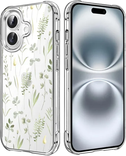 Vista 65 de Funda transparente de girasol compatible con iPhone SE 2022 SE 2020 7 8, funda trasera floral para niñas y mujeres, funda protectora transparente