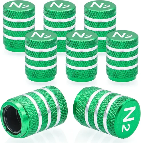 Vista 78 de 4 piezas de tapas de válvula de rueda con forma de punta, válvula de rueda de aleación de aluminio con punta, cubiertas universales de válvula