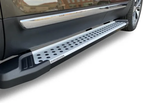 Vista 3 de Black Horse - Estribos de aluminio Vortex de aluminio compatibles con Hyundai Tucson 2016-2022
