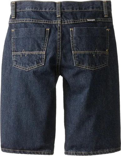 Vista 2 de Wrangler Authentics Pantalón corto de mezclilla con cinco bolsillos para niño